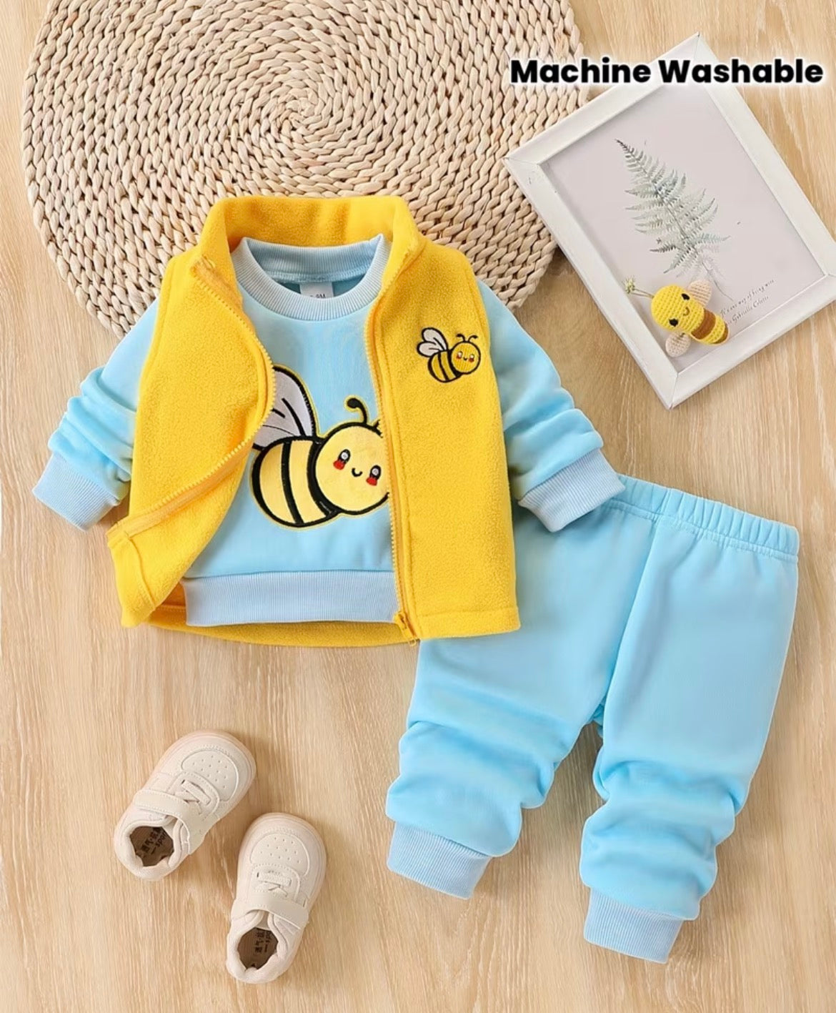 3PC Bee Baby Outfits