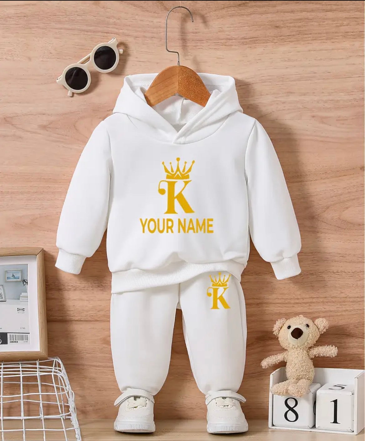 Babyboy Personiled Name King Tracksuit
