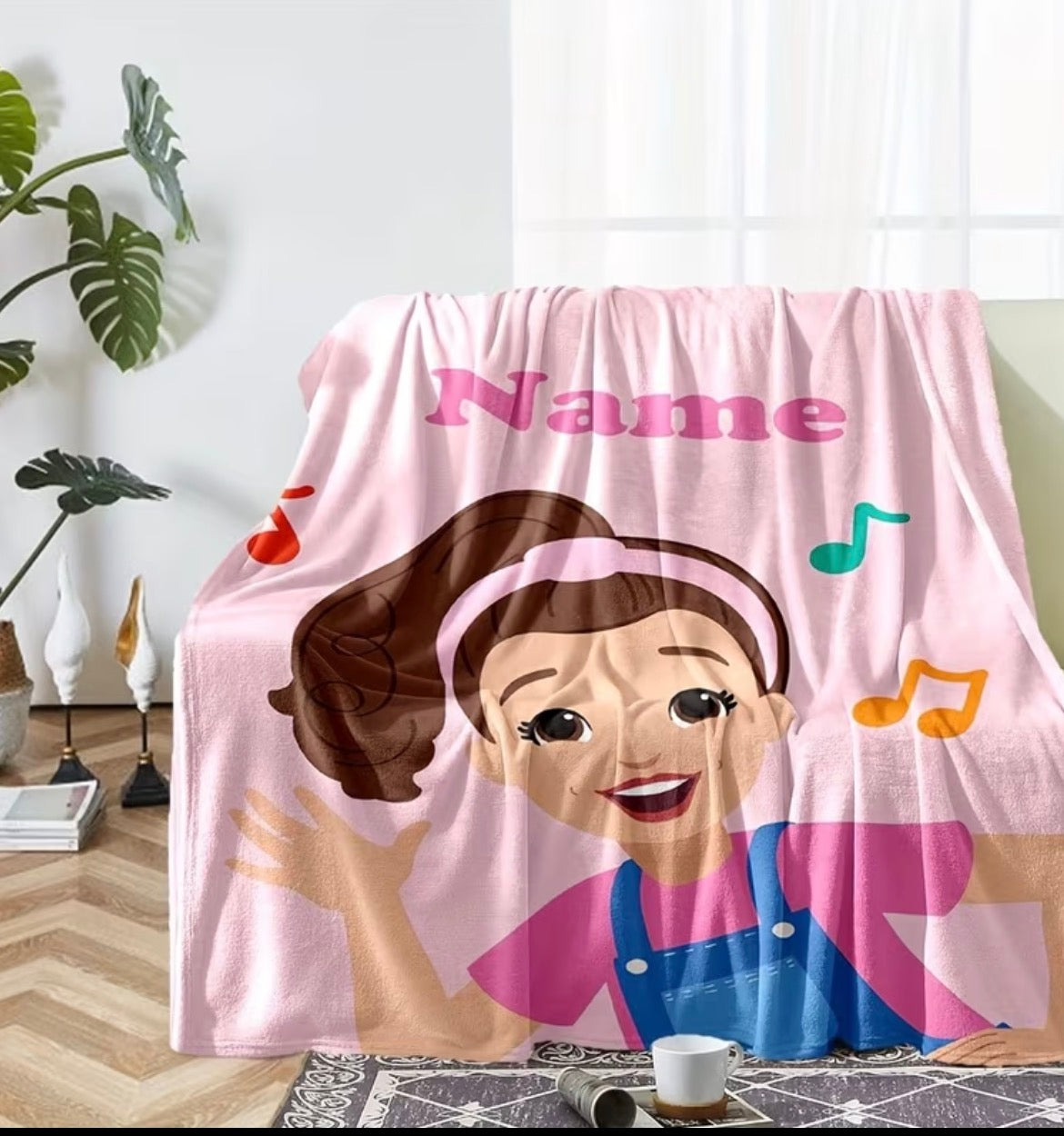 Personiled Mrs Rachel Blanket