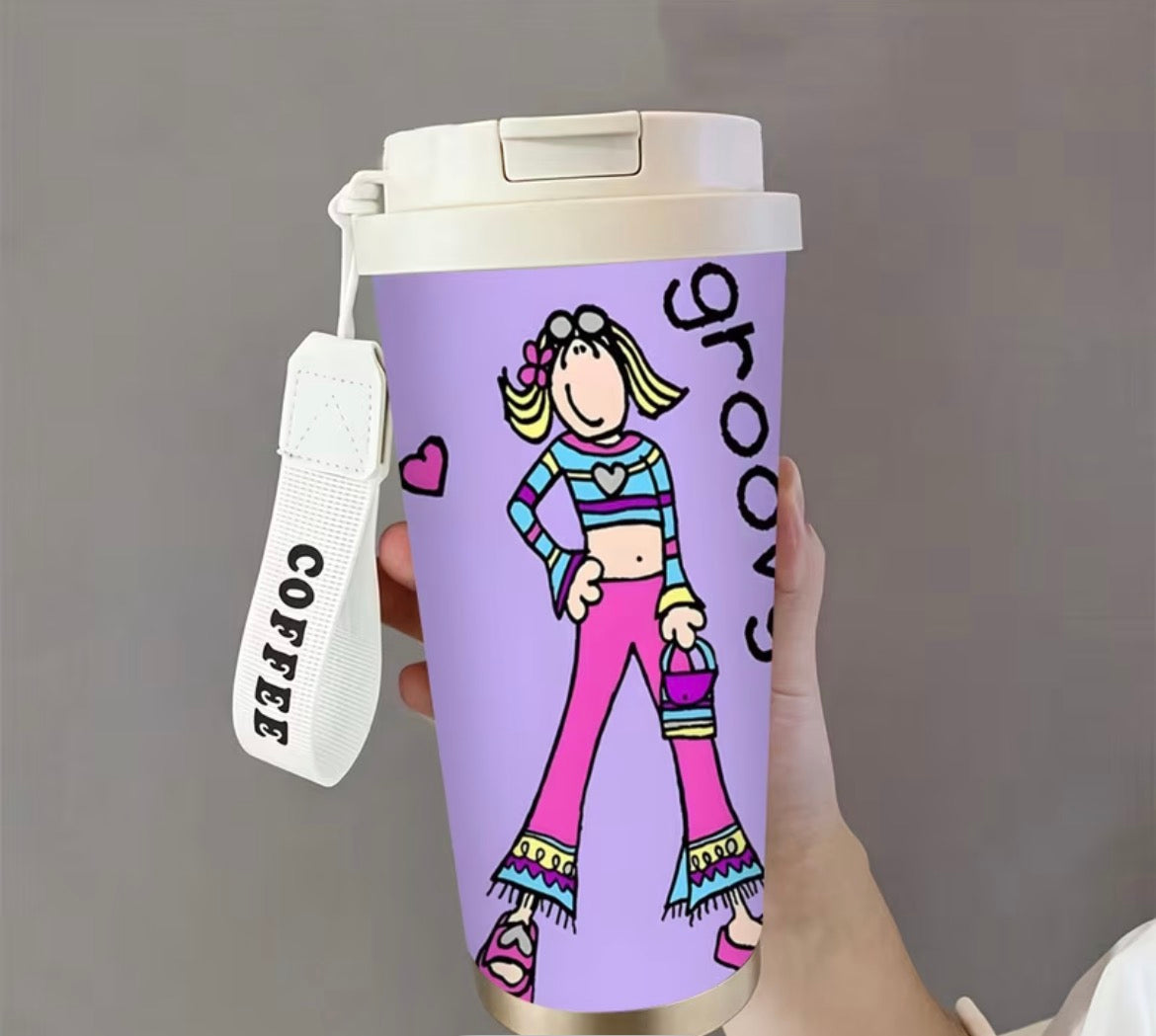 Groovy Chick Coffee Cup
