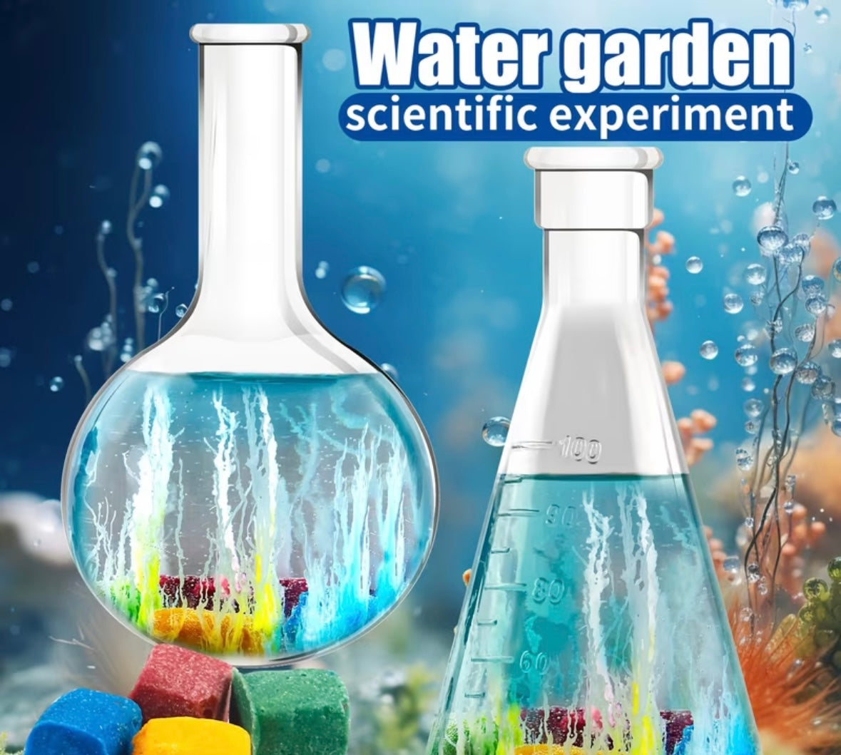 Mini Underwater magic growth stone water garden