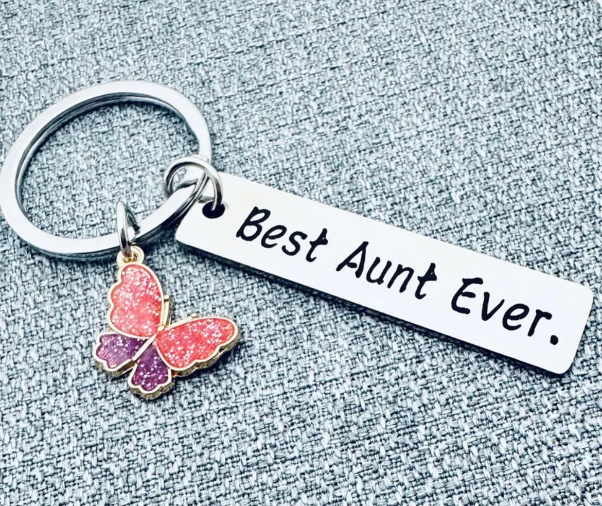 Best Auntie KeyRing