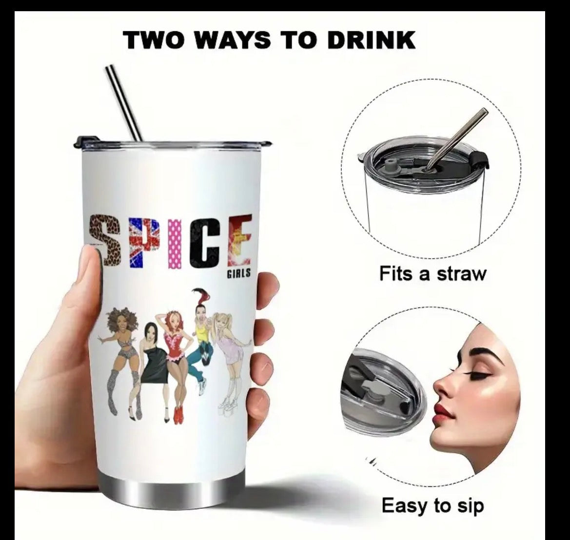 20oz Spice Girls Tumbler