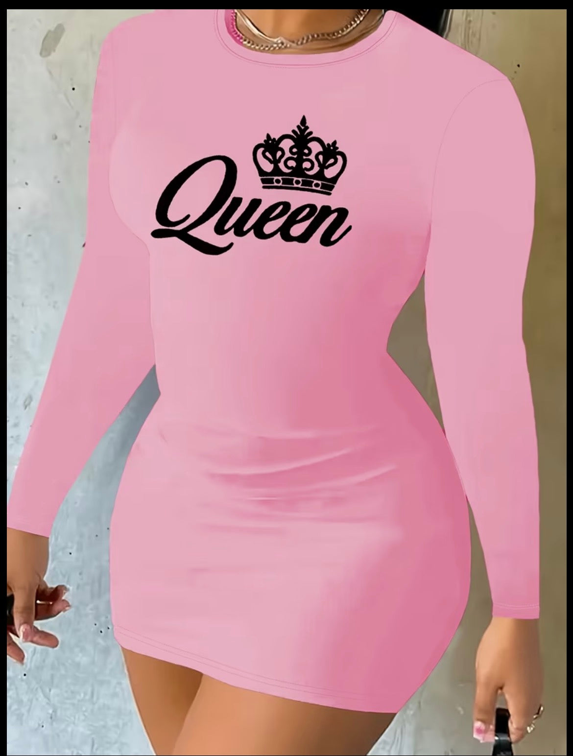 Women’s Queen Long Sleeve Dress