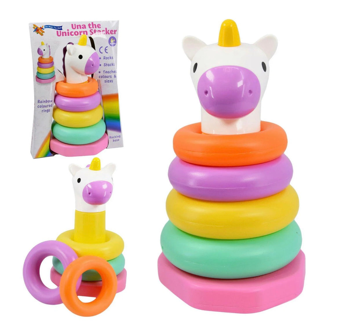 Unicorn Baby Stacking Rings