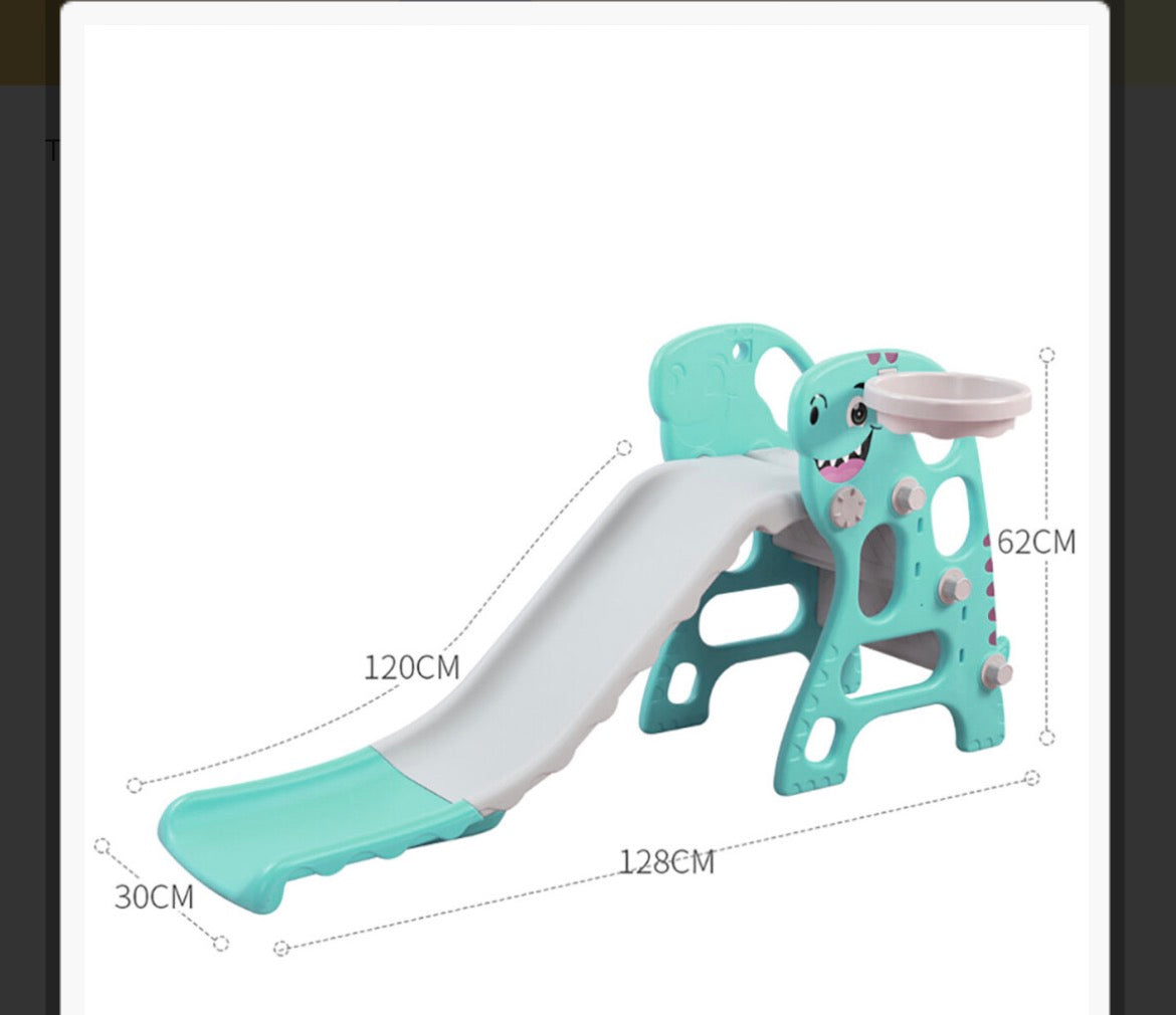 SHARK 2 in 1 Foldable Childrens Kids Baby Slide