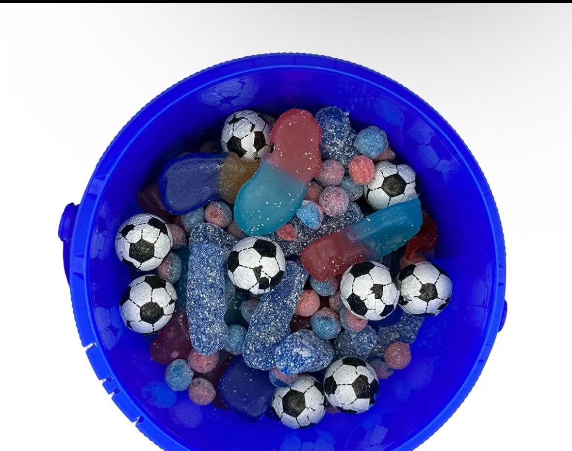 Football Themed Candy Tubs Pick n mix Sweets