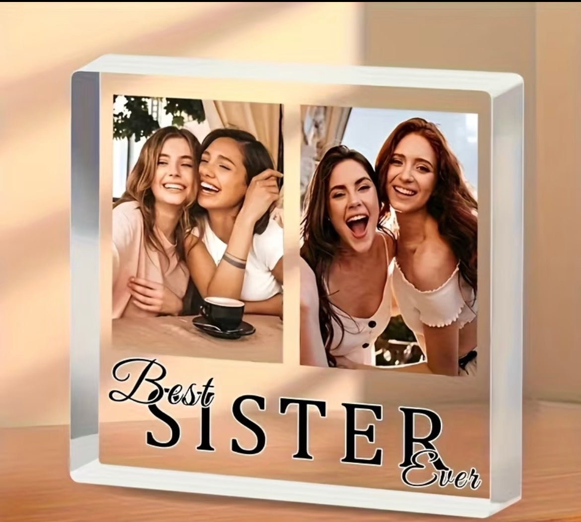 Personiled Best Sister Ever Photo Block