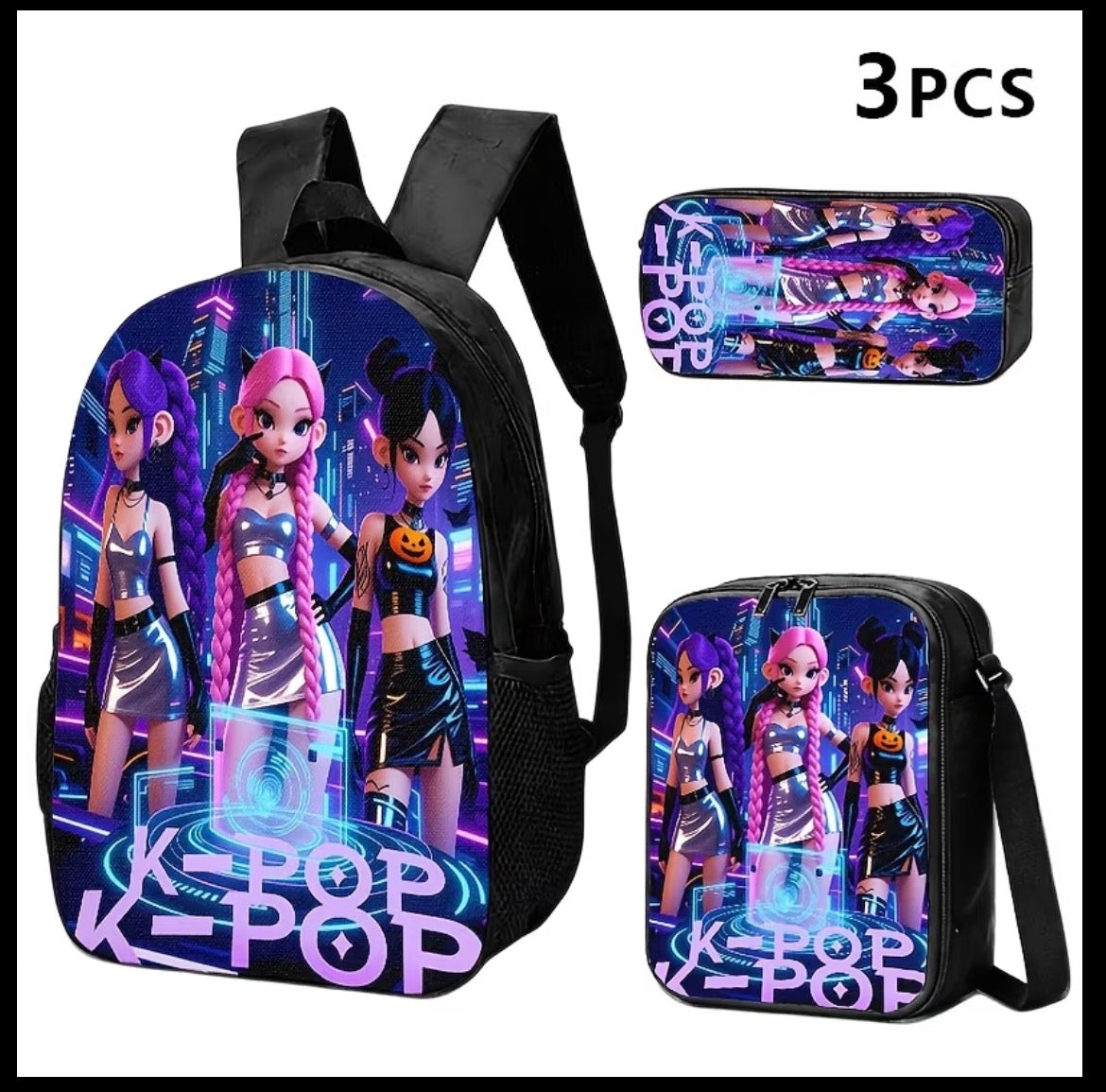 K Pop 3PC Bag Set