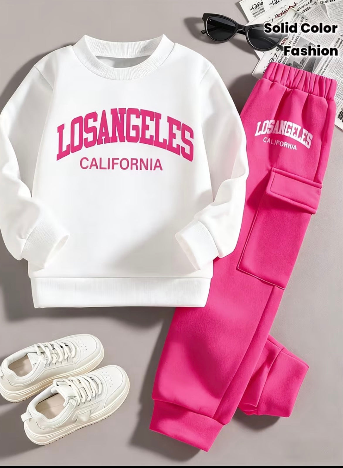 Girls Jumper & Trousers Set