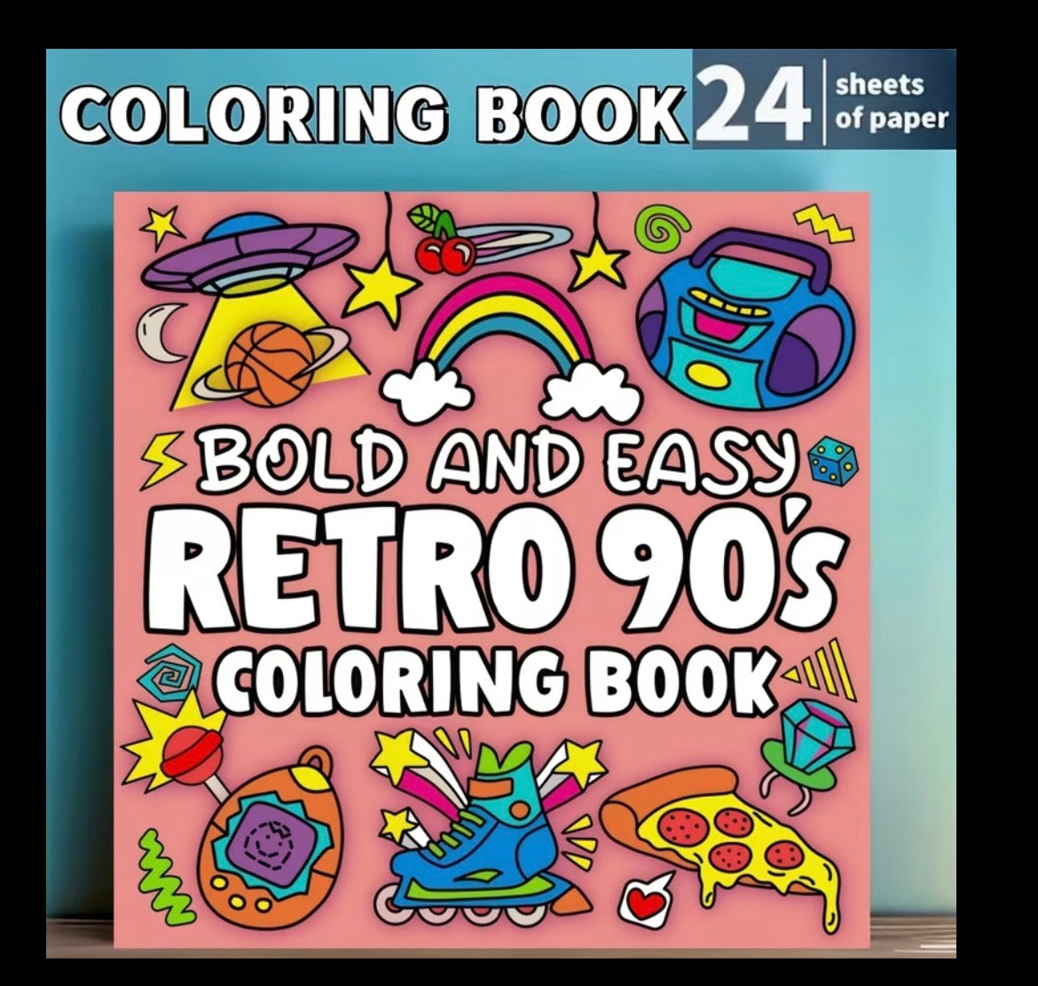 90s Colouring Book