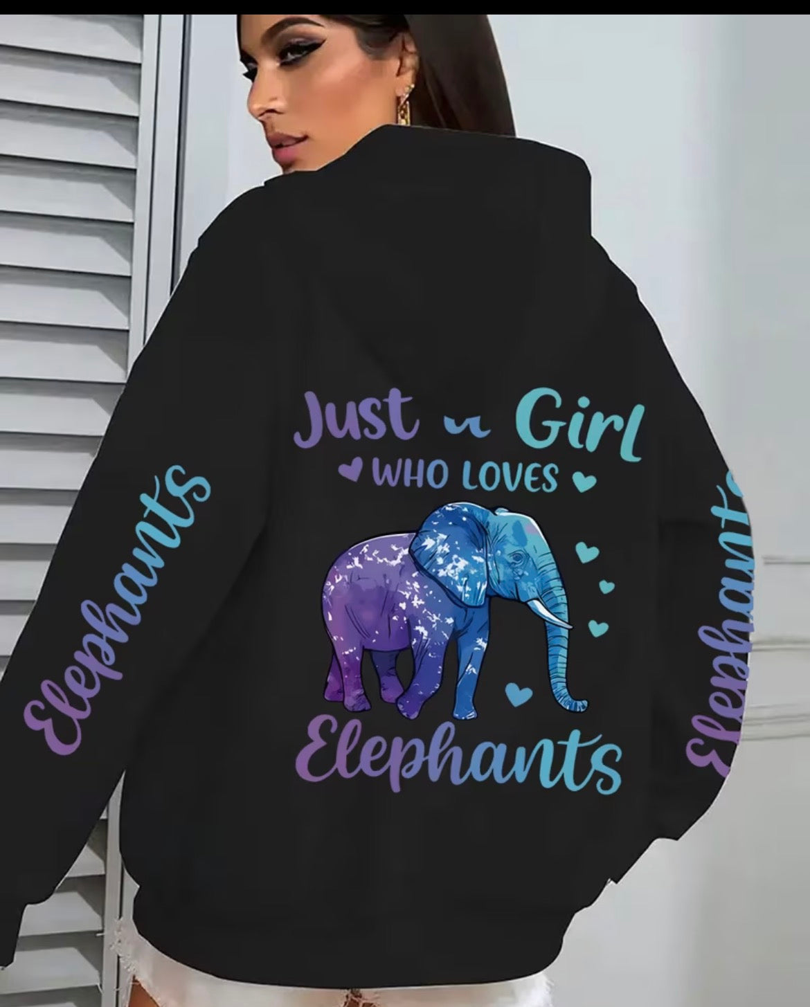Womens Plus Size Zip Up Hoodie