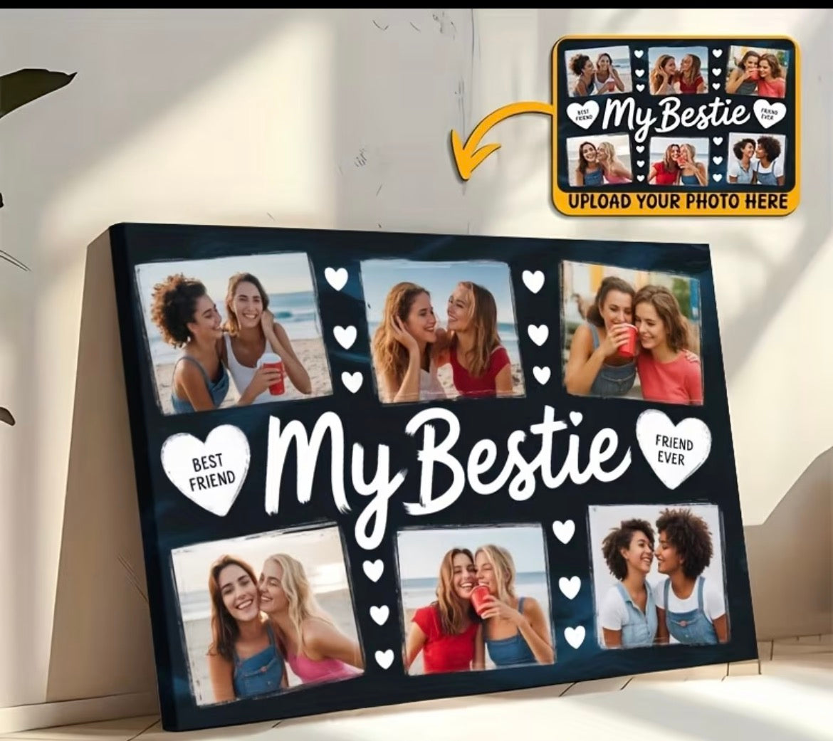 Personiled My Bestie Photo Wall Decor