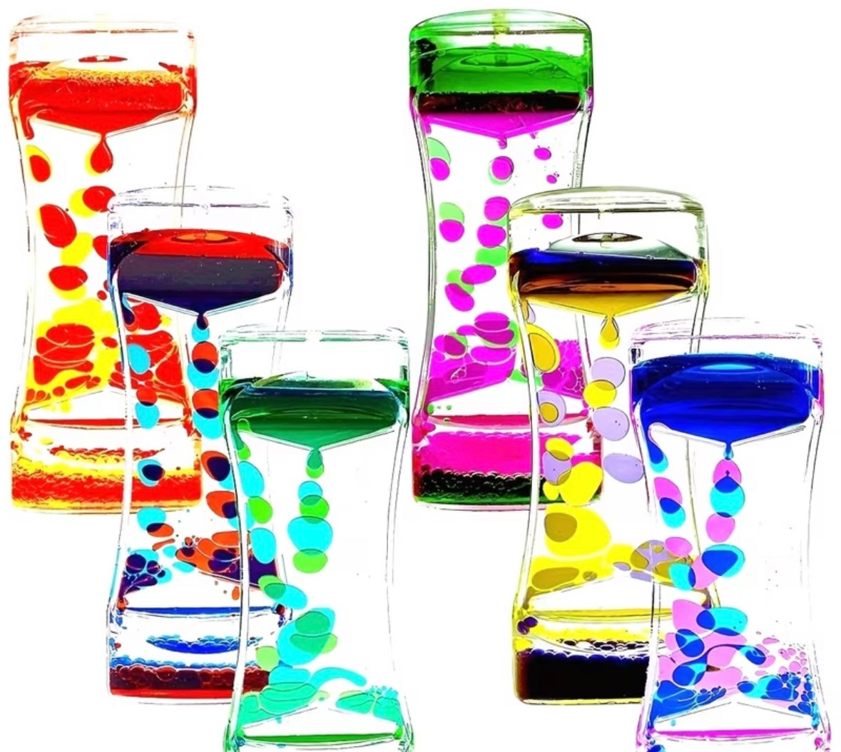Colourful Acrylic Liquid motion bubble timer