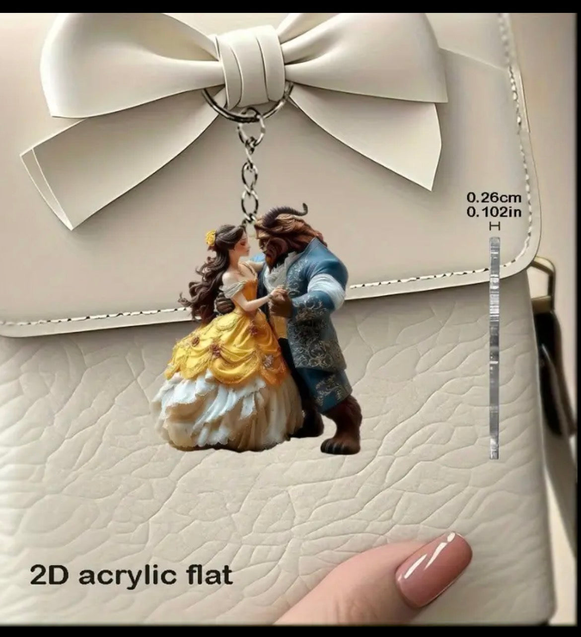 Beauty & Beast KeyRing