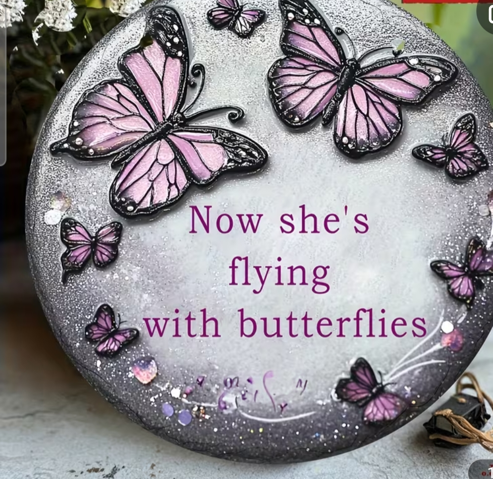 Butterfly plaque