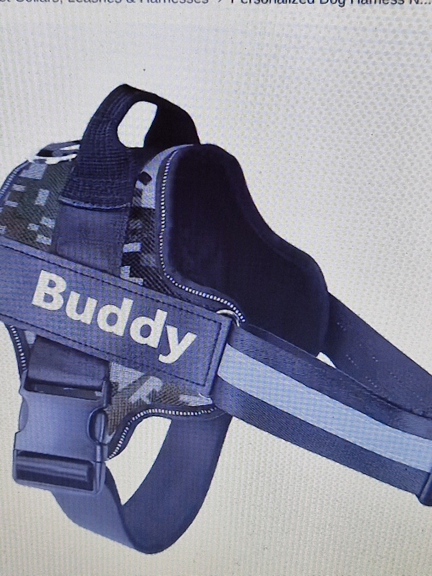 Personalised dog harnesses