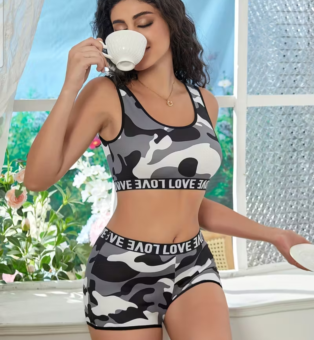 Women's tank top underwear set