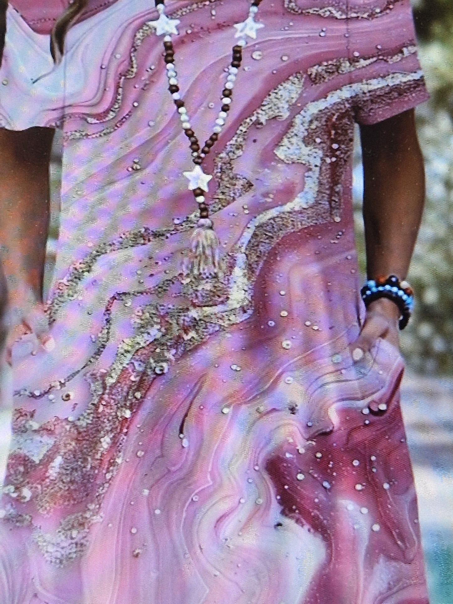 Woman's plus size maxi dress