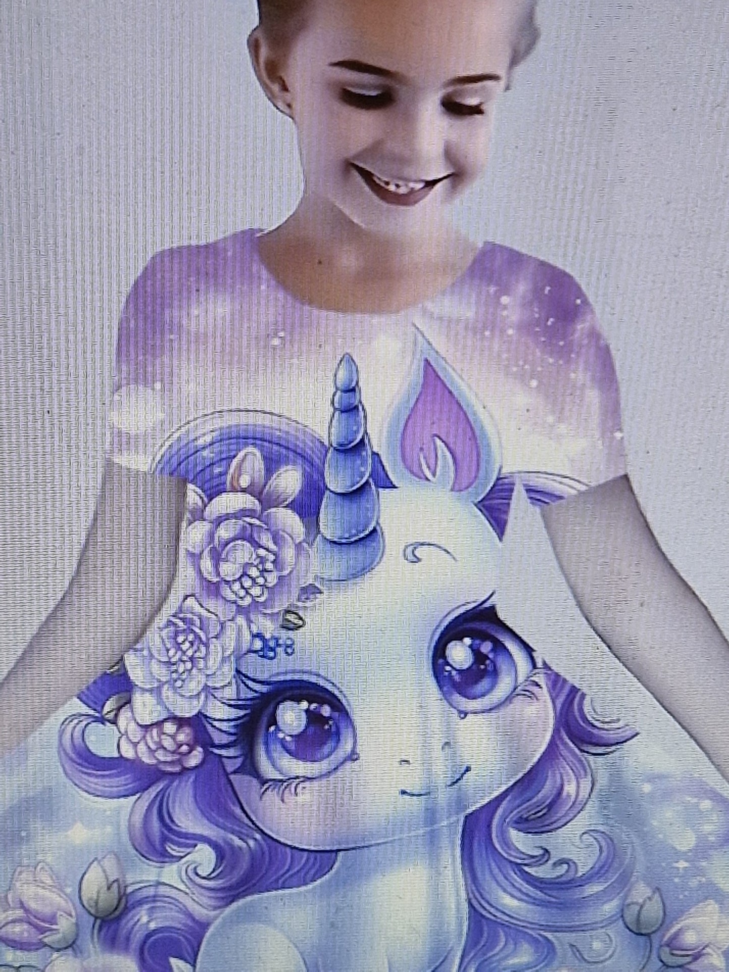 Girls unicorn dress
