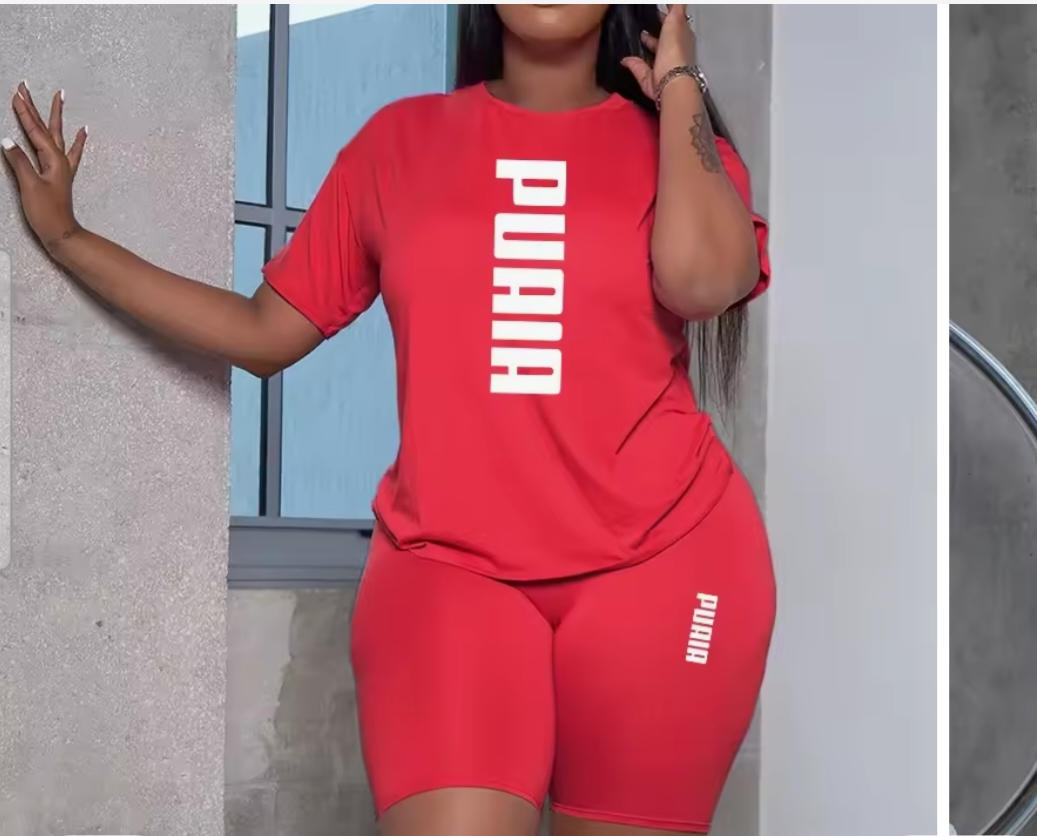 Women's shorts 2pcs set