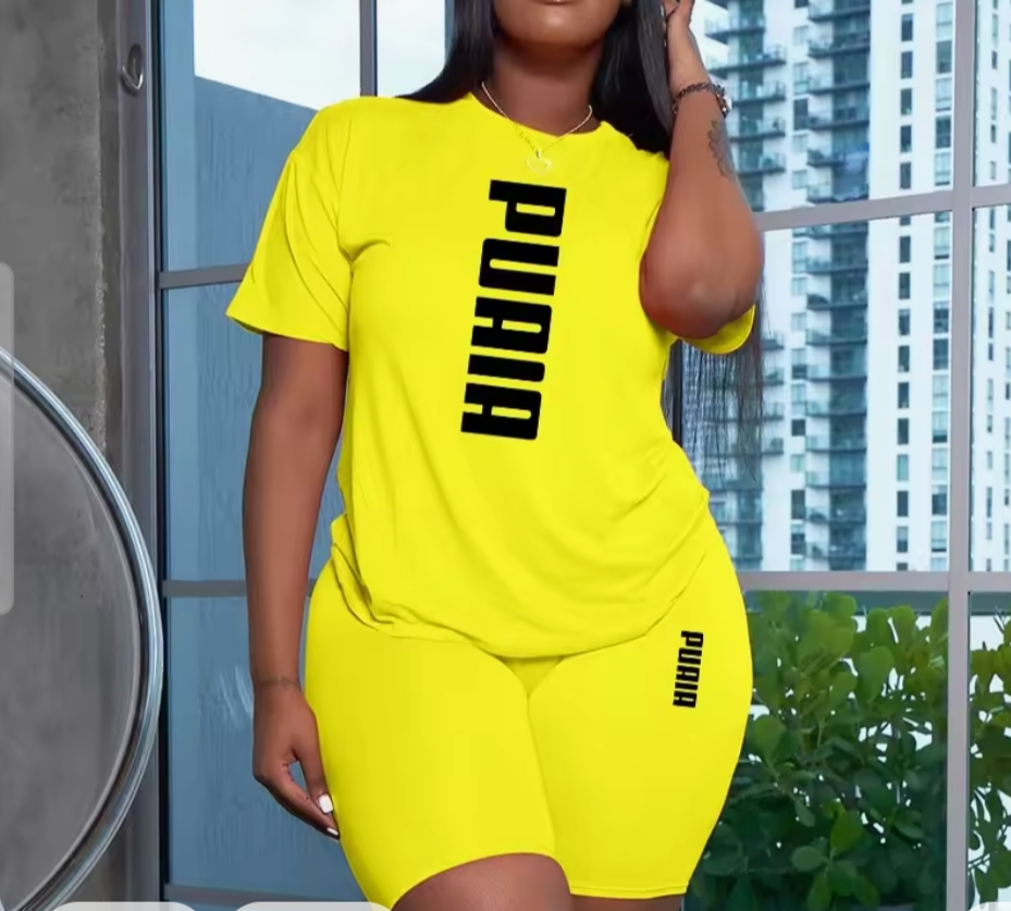 Women's shorts 2pcs set