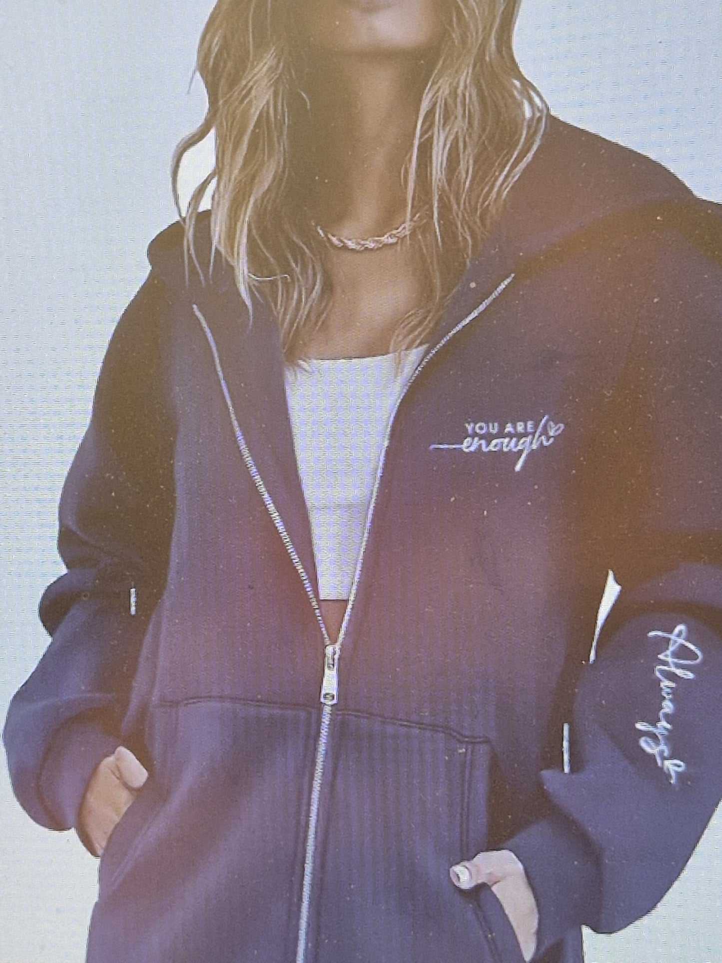 Women's zip up hoodie
