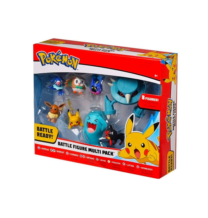 8pc Pokémon Battle Figure Multi Pack
