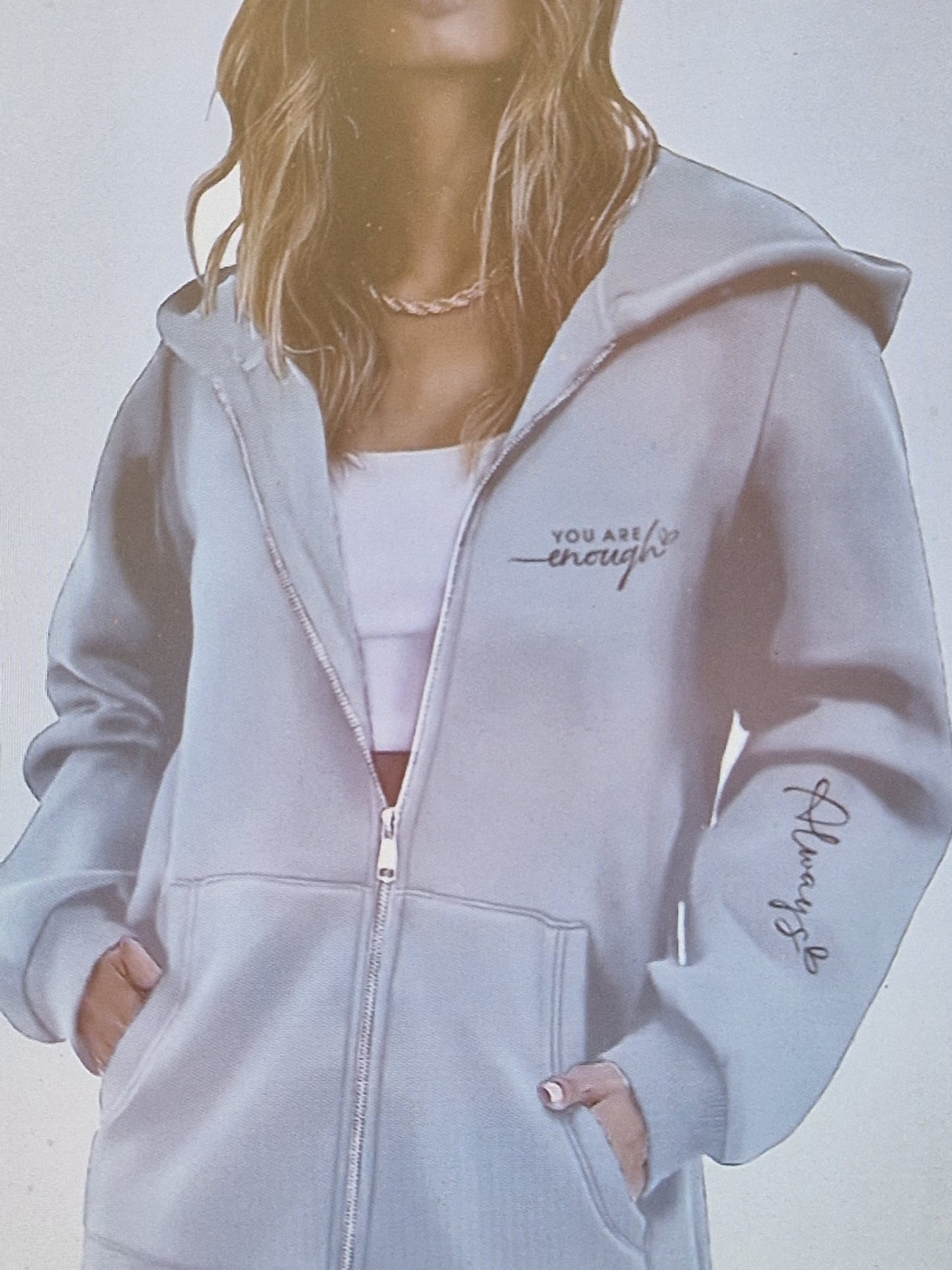 Women's zip up hoodie
