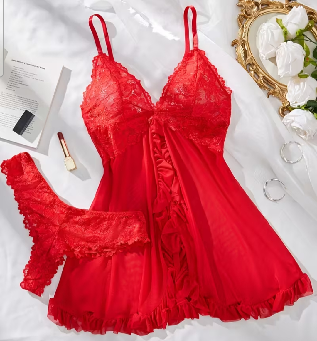 Women's lace lingerie
