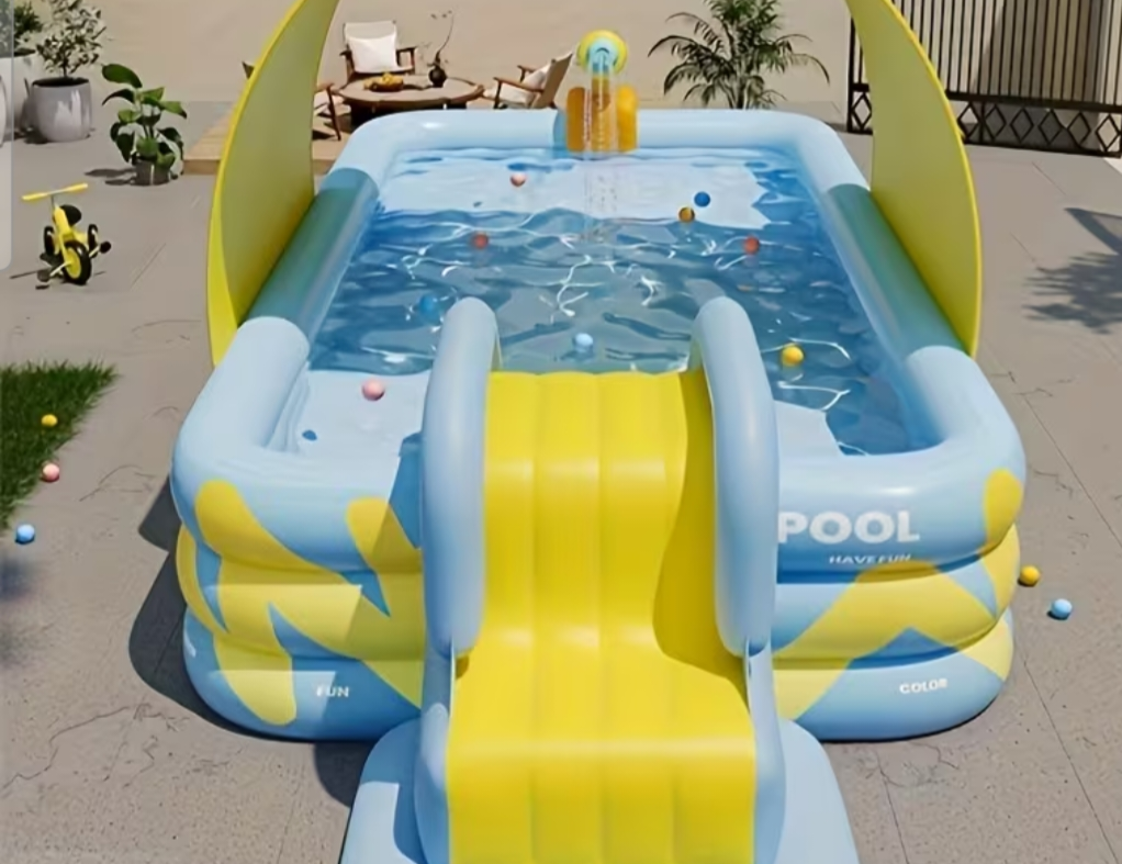 Family inflatable pool