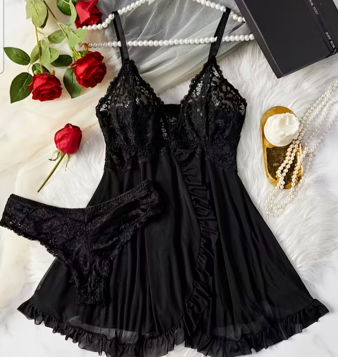 Women's lace lingerie