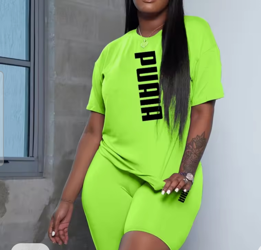 Women's shorts 2pcs set