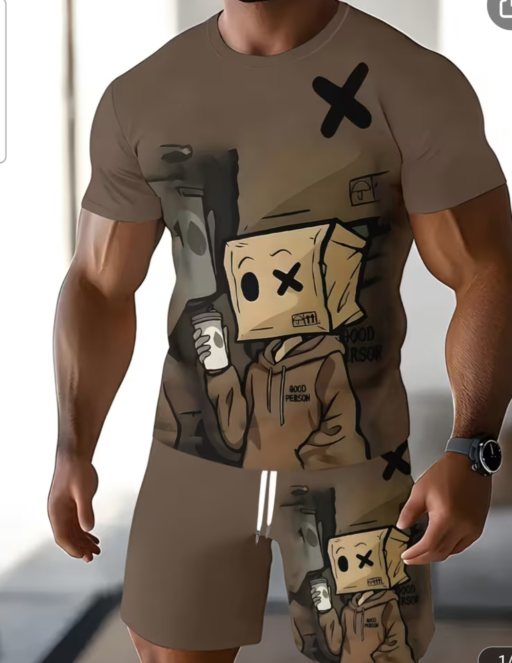 Mens 2pc casual set