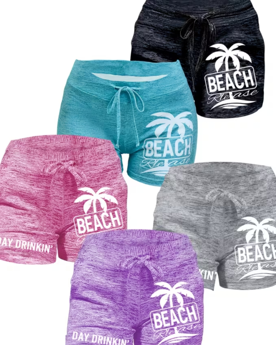Womens shorts 5 pack