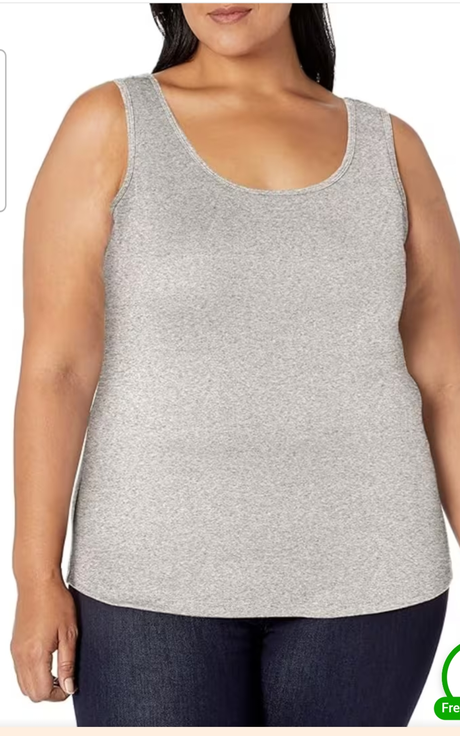 Women's 5pc plus size vest tops