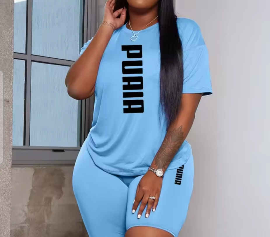 Women's shorts 2pcs set