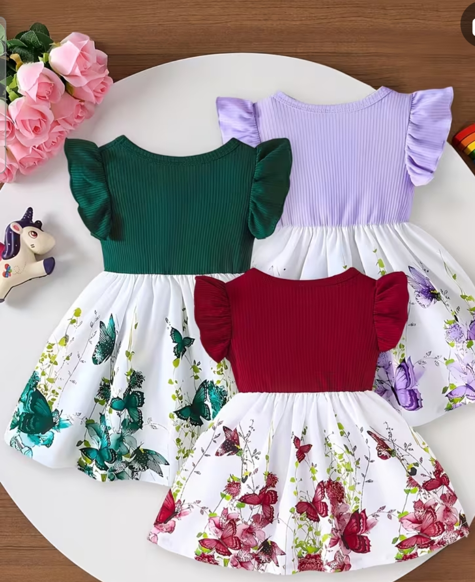 3pcs girls dresses