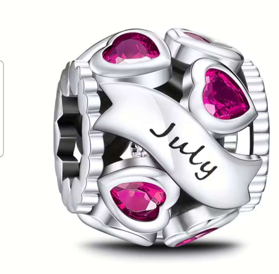 Birth month charms