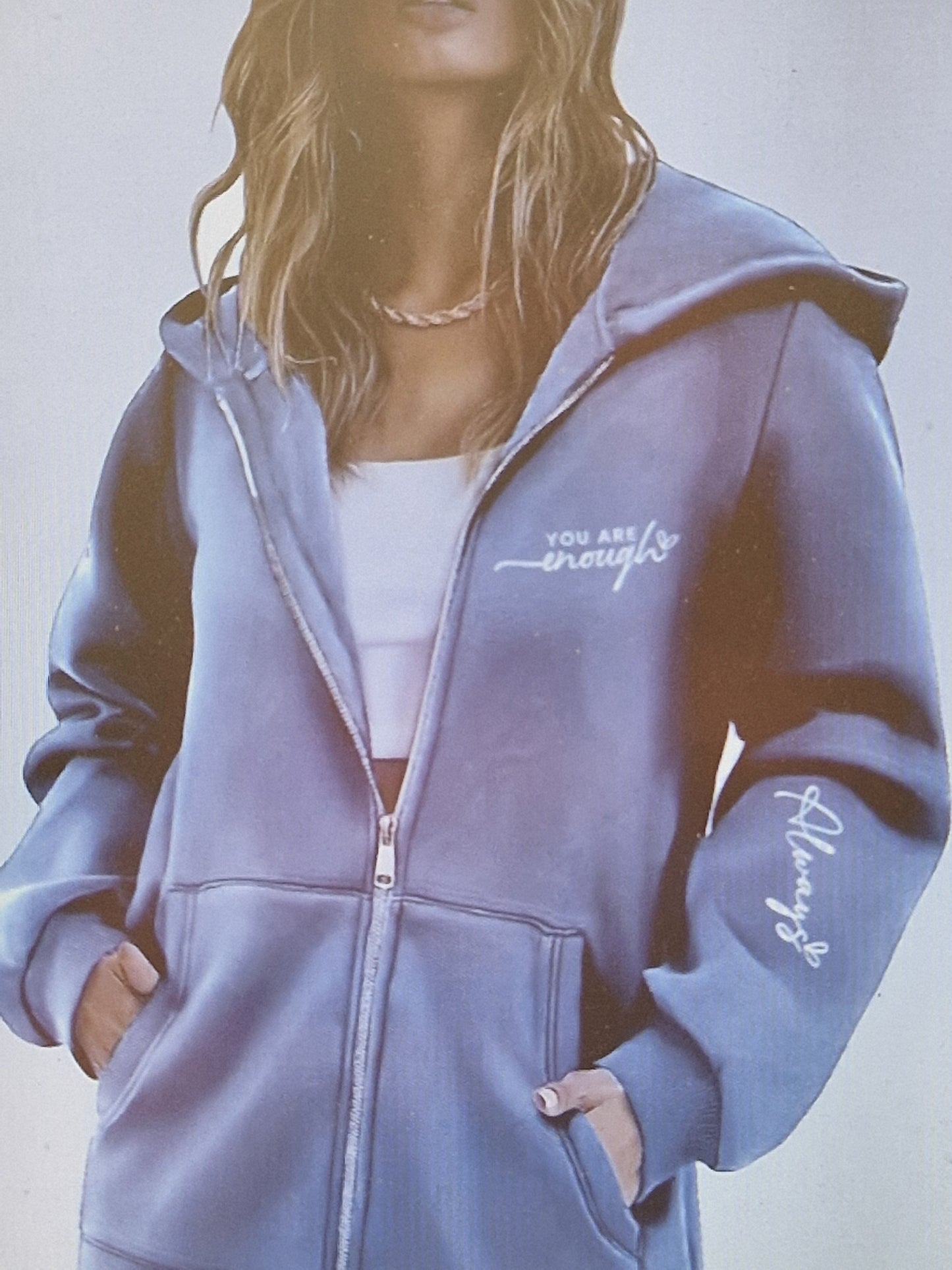 Women's zip up hoodie