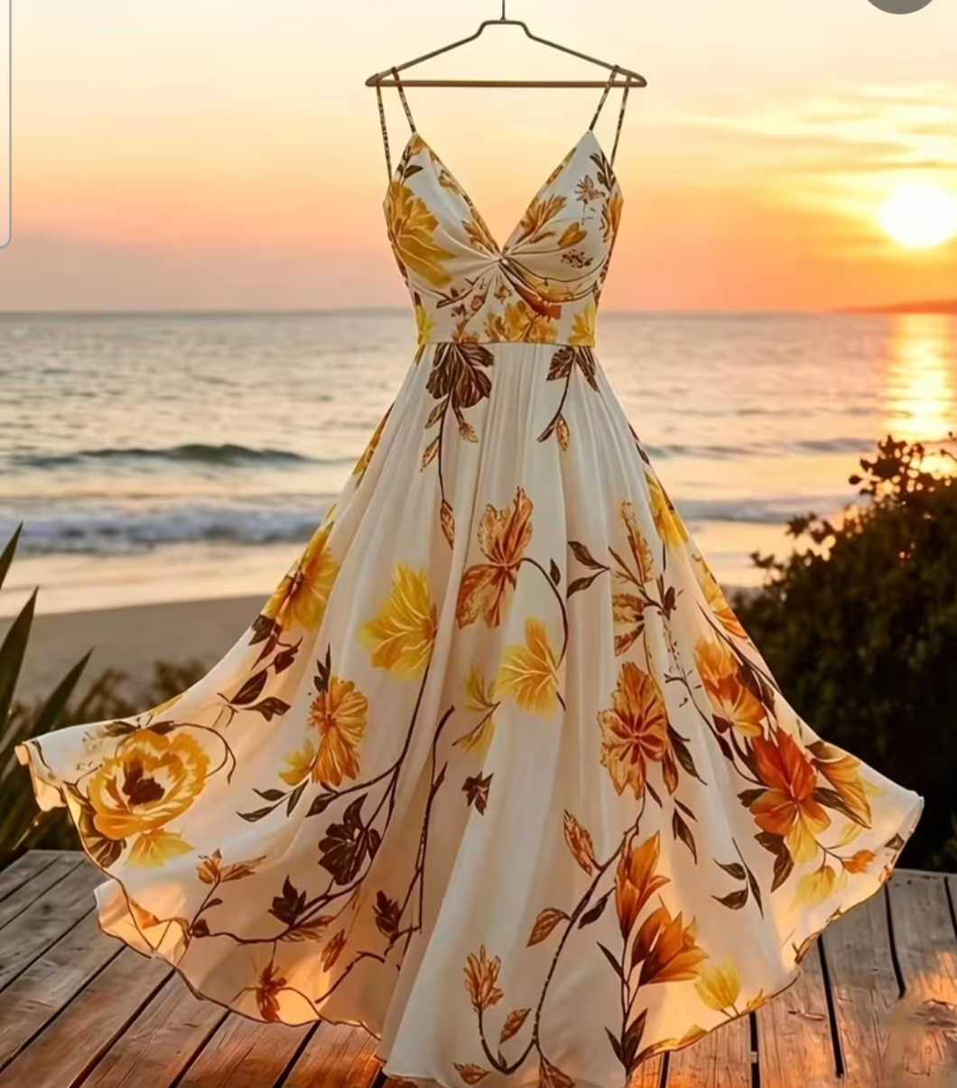 Women's floral dress