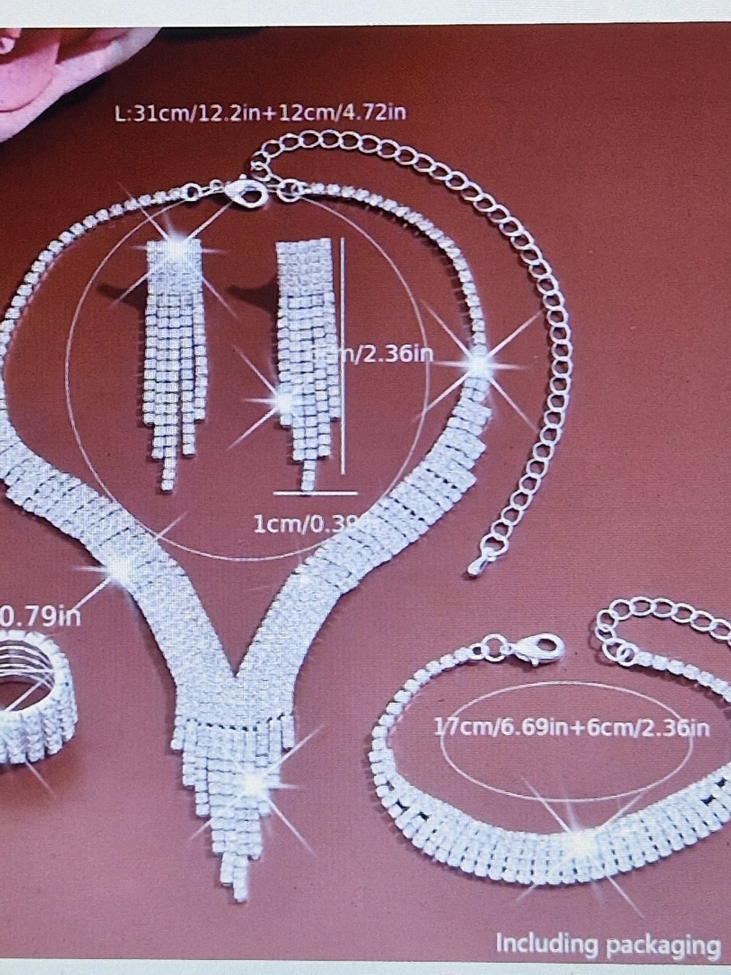 Rhinestone birthstone suite