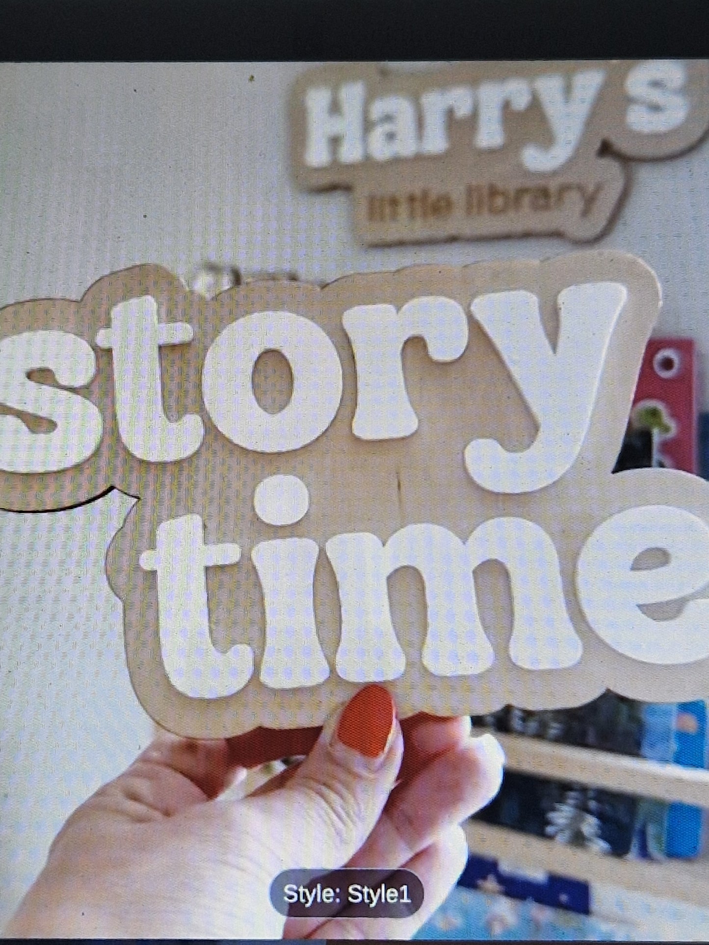 Story time wall decor