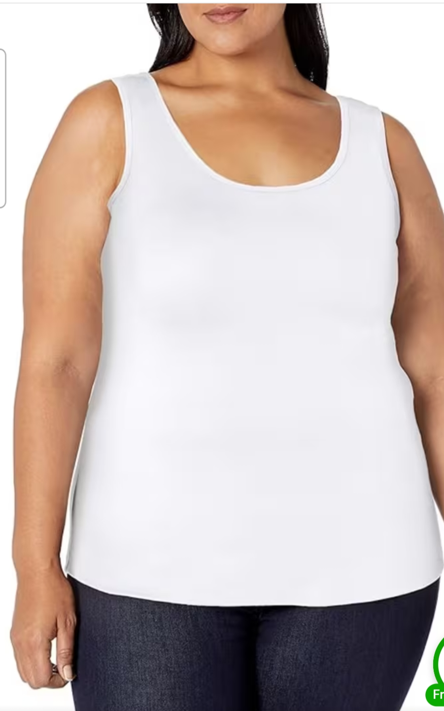 Women's 5pc plus size vest tops