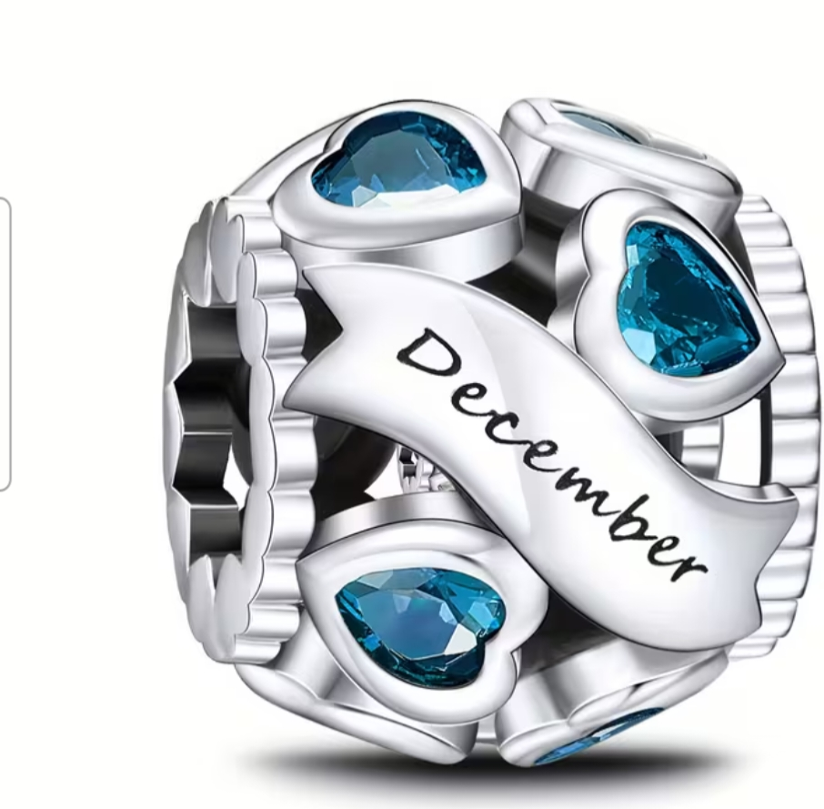Birth month charms