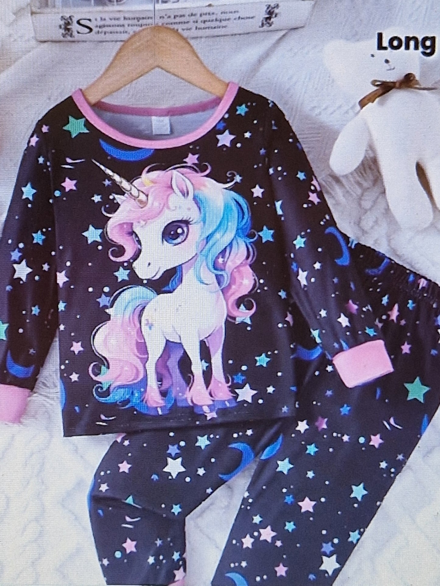 Girls 2pc unicorn set