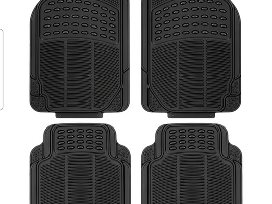 4 heavy duty car mats