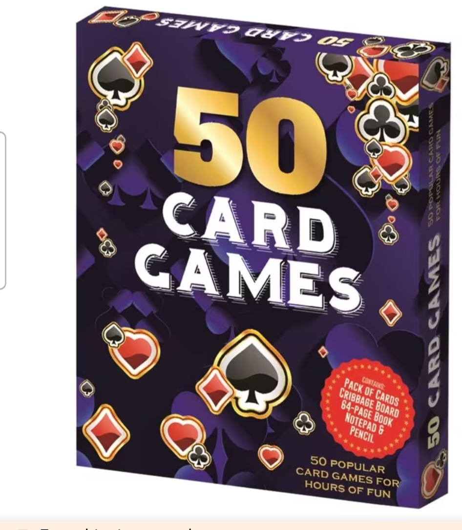 50  card games set