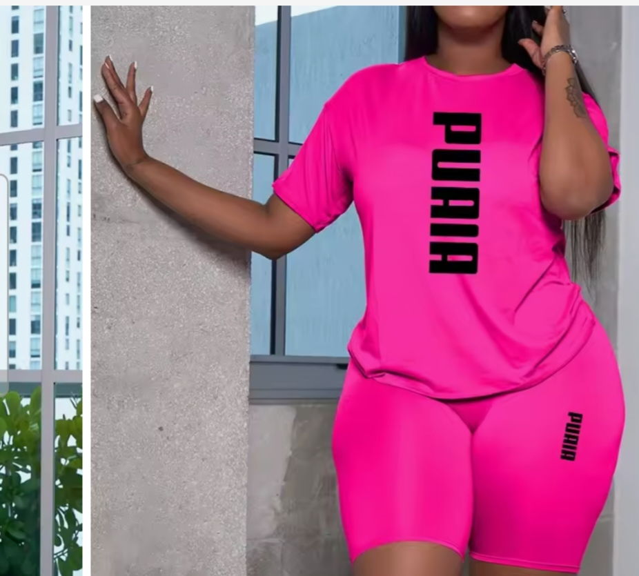 Women's shorts 2pcs set