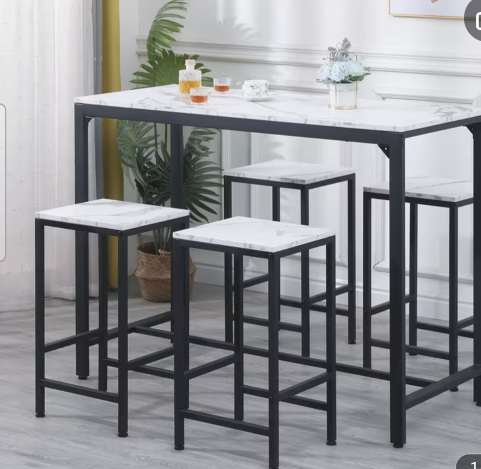 5pc breakfast bar and stools